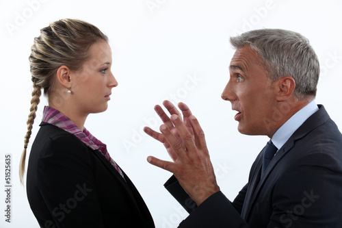 Photos Boss yelling on young employee