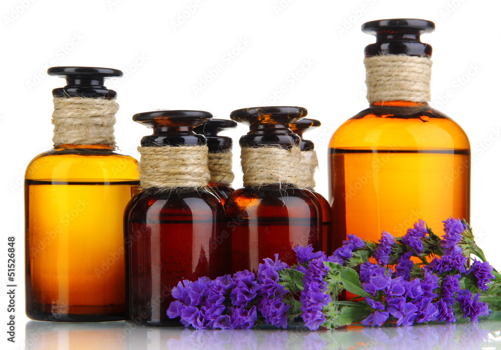 Medicine bottles isolated on white Medicine bottles isolated on white