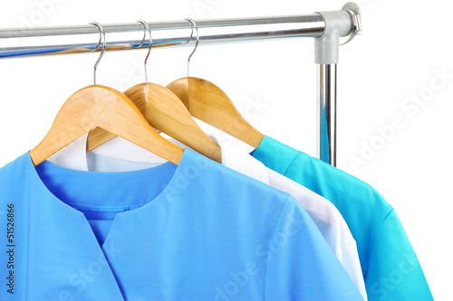 Φωτογραφία Medical clothing on hunger isolated on white