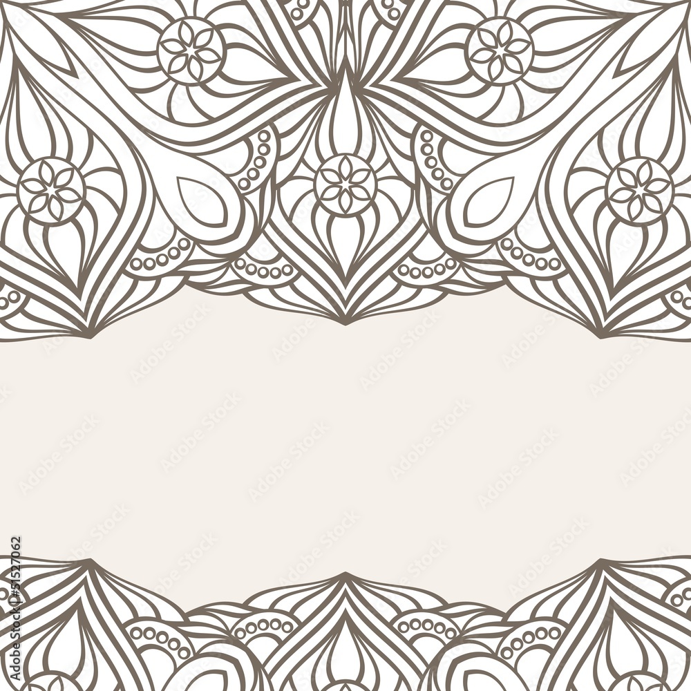 Ornamental frame. Ornamental frame.