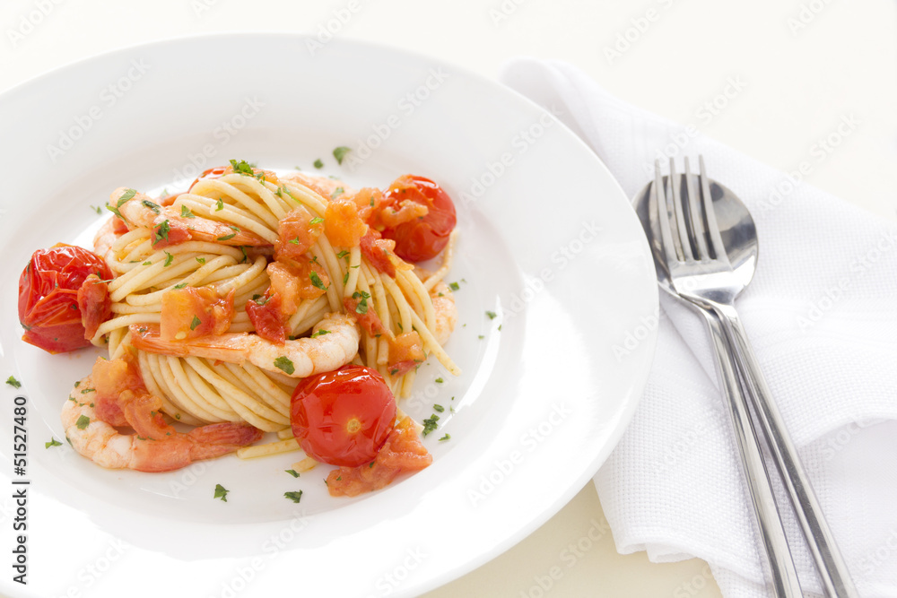 Shrimps And Spaghetti