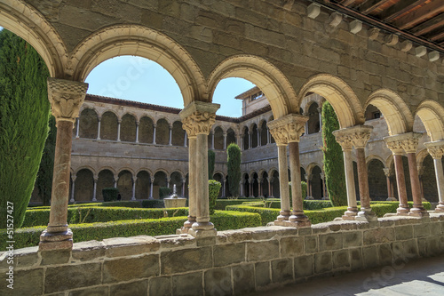 Ripoll monastery cloister