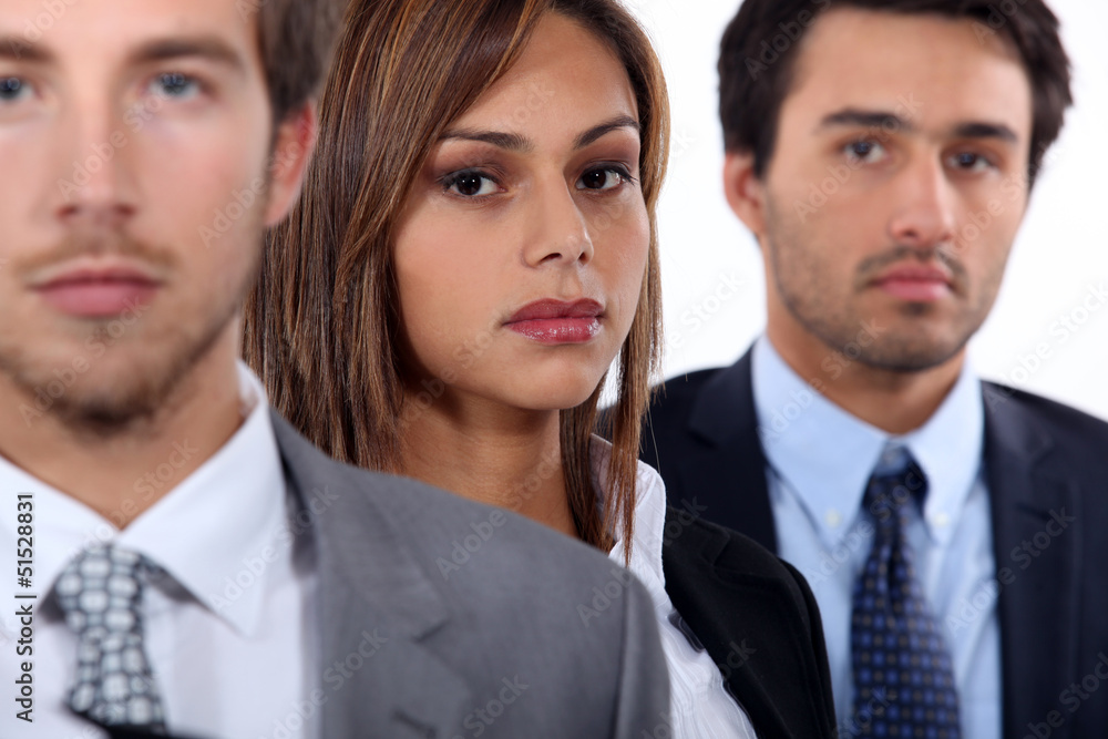Three young executives Three young executives