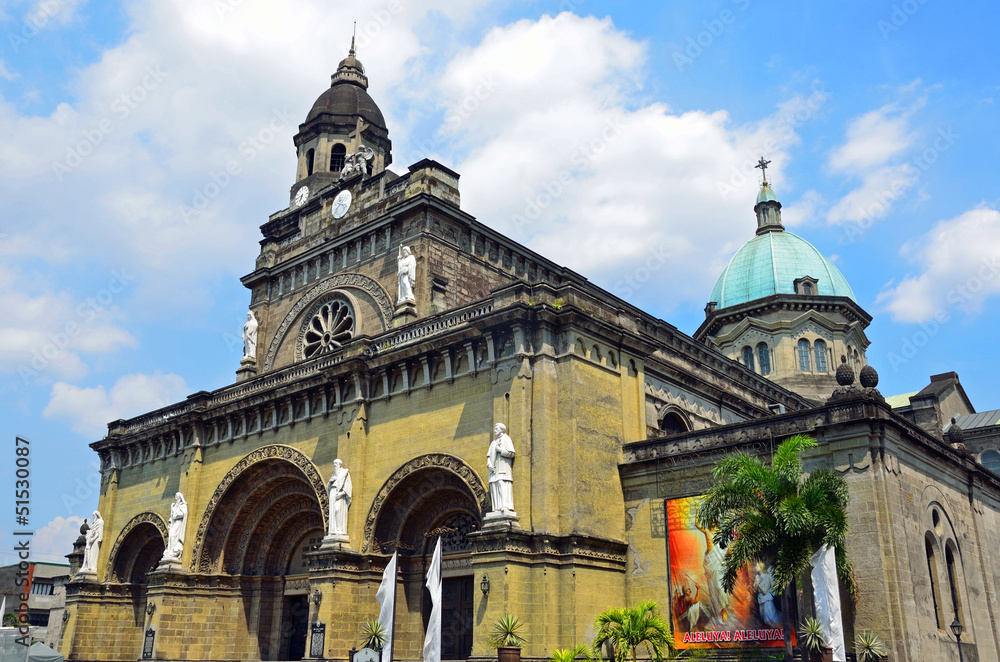 Manila Cathedral in Manila,Philippines