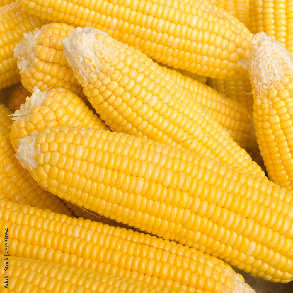 Yellow raw corn