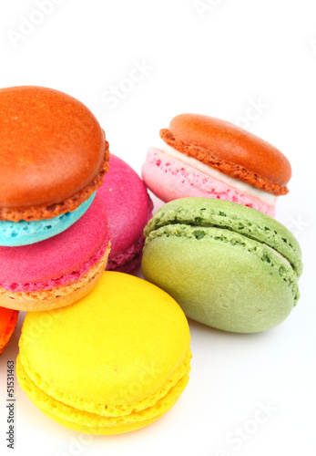 Colorful macaroone photo