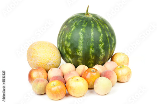 A big group of fruits