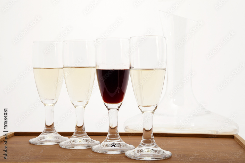 Degustazione del vino bianco e rosso Degustazione del vino bianco e rosso