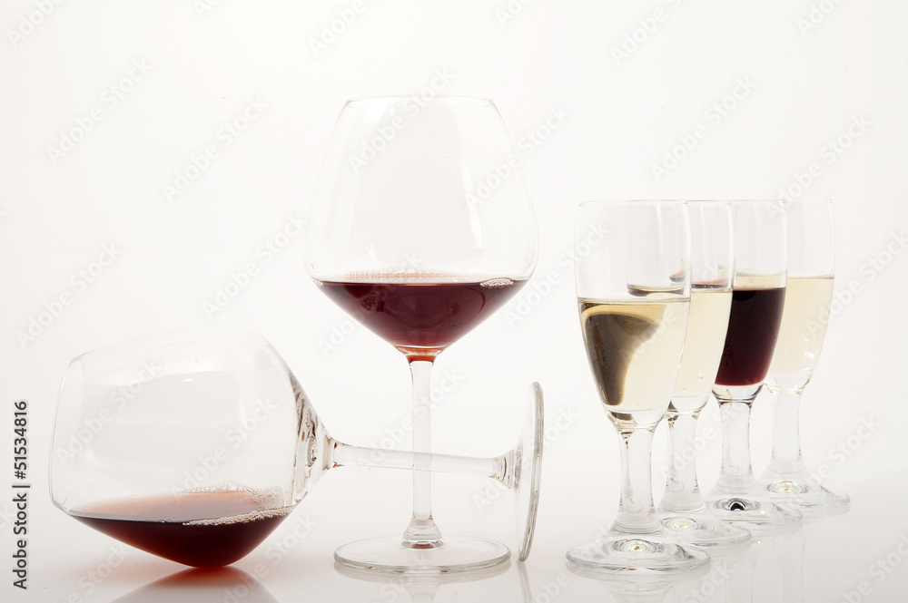 Degustazione del vino rosso