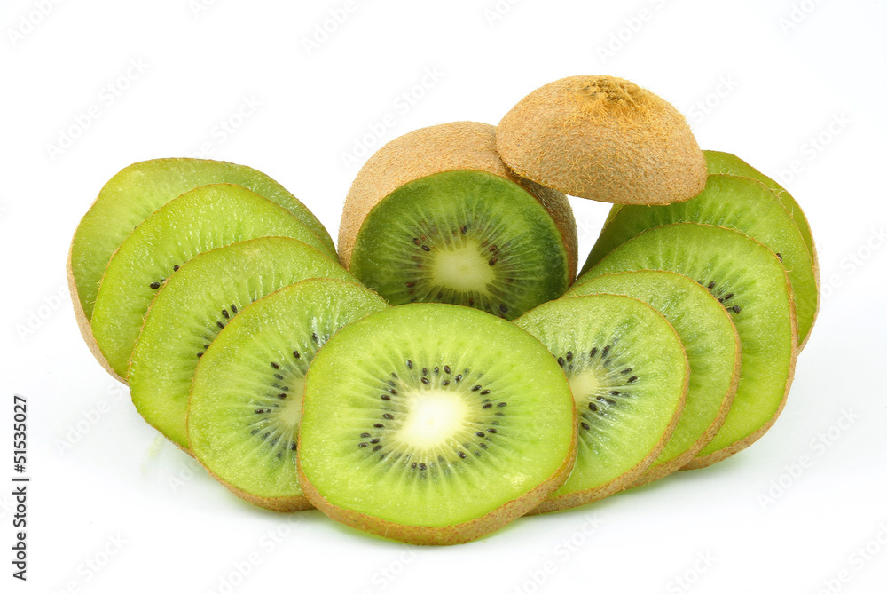 Fototapeta premium kiwi na białym tle