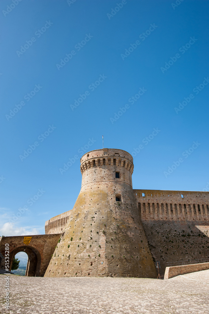 Acquaviva Picena (Marche, Italy), castle.