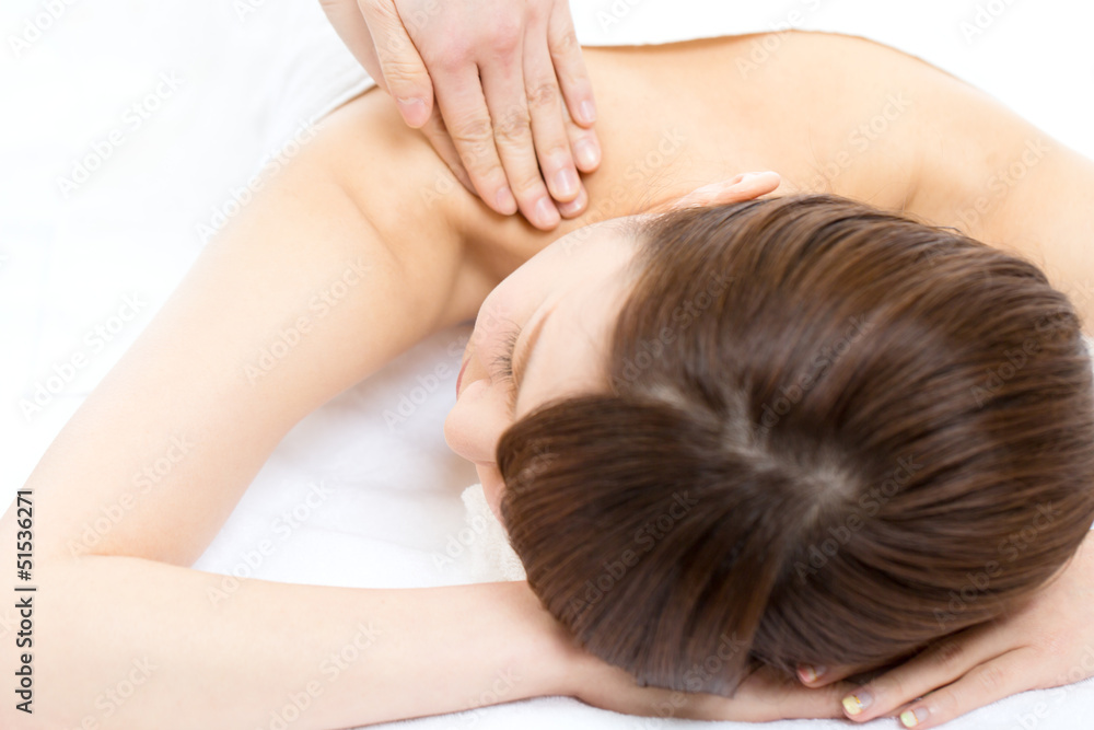 Beautiful young woman in beauty salon Beautiful young woman in beauty salon