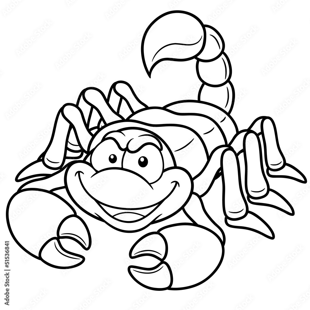 get over here scorpion coloring pages