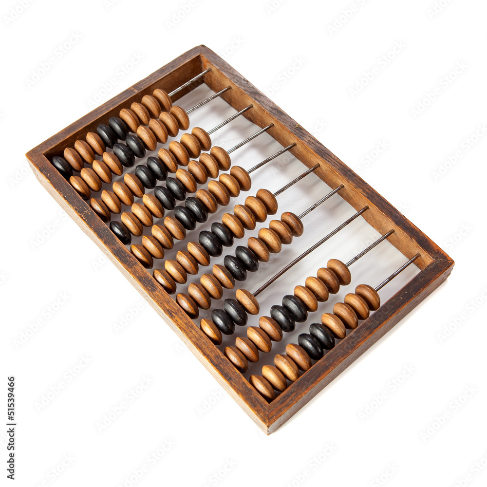 Old wooden abacus Old wooden abacus