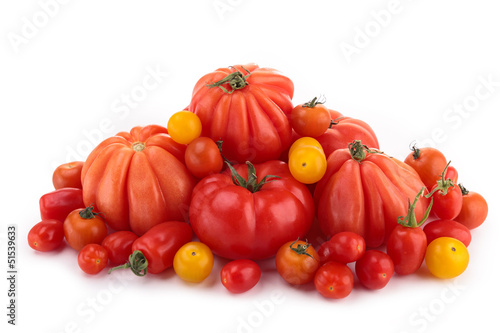 different variety of tomatoes © M.studio