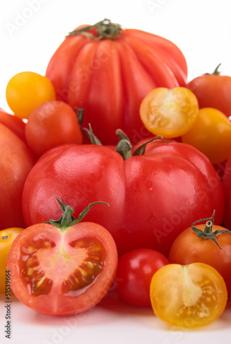 different variety of tomatoes