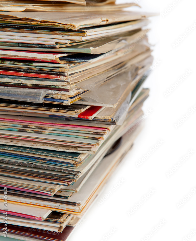 Old vinyl records Old vinyl records