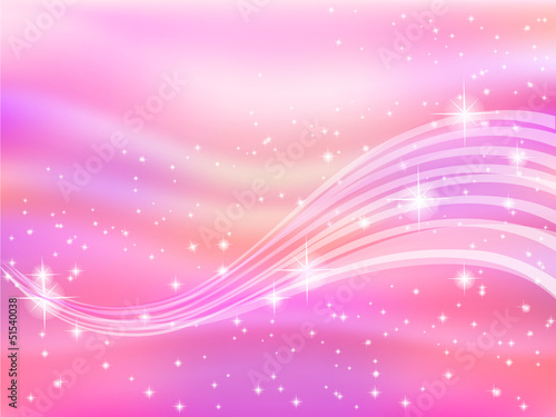 背景　空　ピンク　シルク