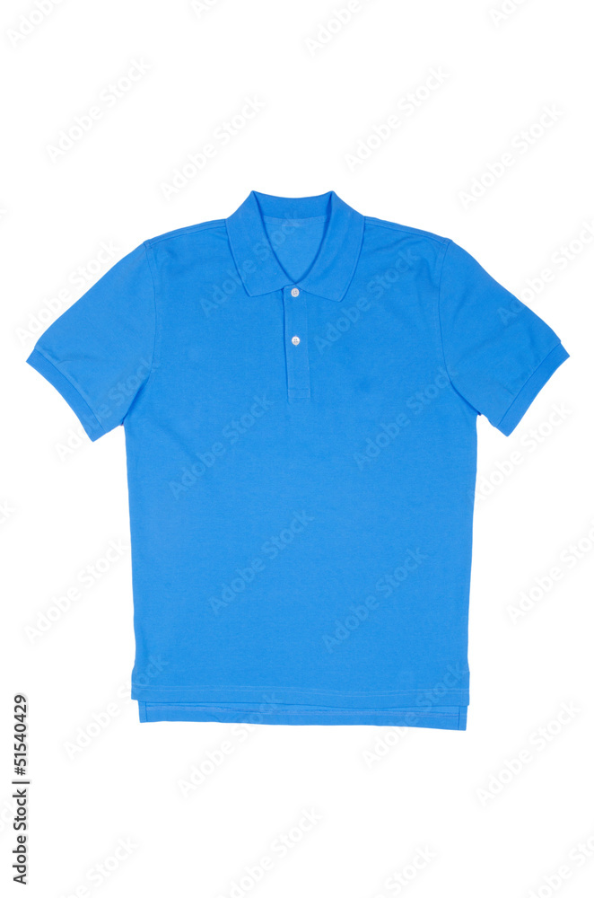 Male t-shirt isolated on the white background Male t-shirt isolated on the white background
