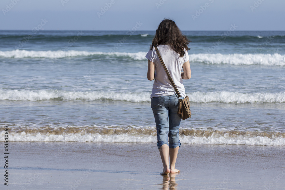 Chica en la playa