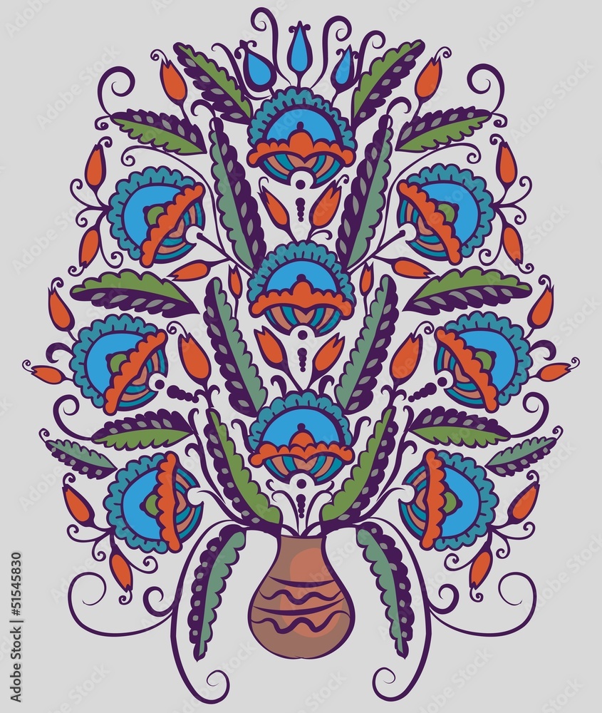 Folk pattern Folk pattern