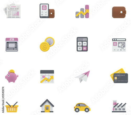 Vector banking icons
