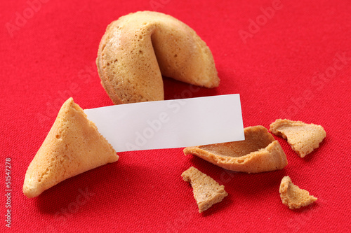 Φωτογραφία fortune cookie with blank message