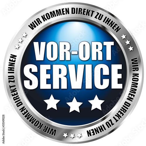 button "vor ort service"