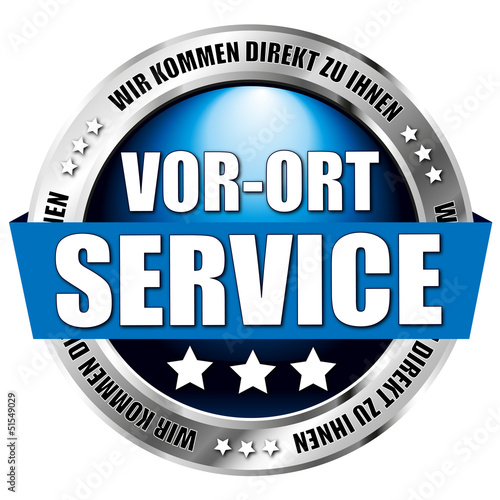 button "vor ort service"