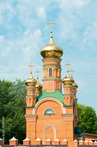 Kiev Holy Protection Holosiivska desert. Ukrainian Orthodox Chur