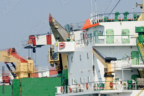 crane and ship