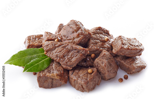 Φωτογραφία beef stew on white background