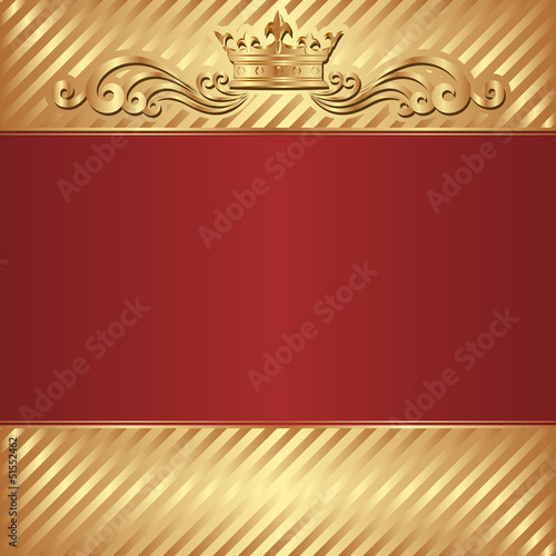 red and gold royal background