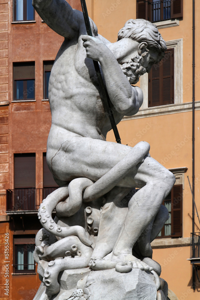 Obraz premium Sculpture de Neptune