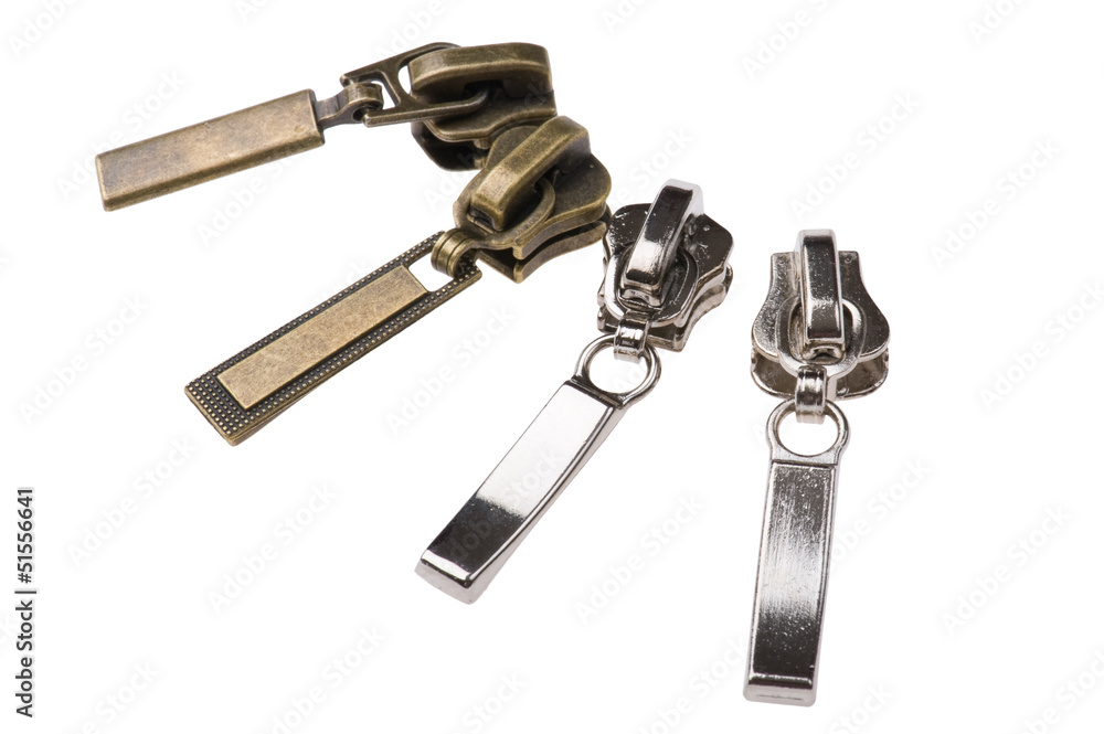 Set of zip fastener Set of zip fastener