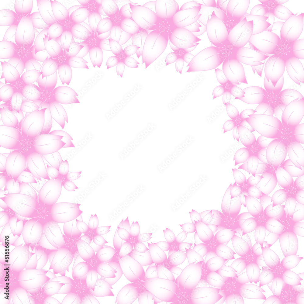 cornice fiorellini rosa