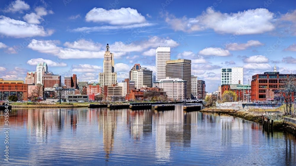 Fototapeta premium Providence, Rhode Island Skyline