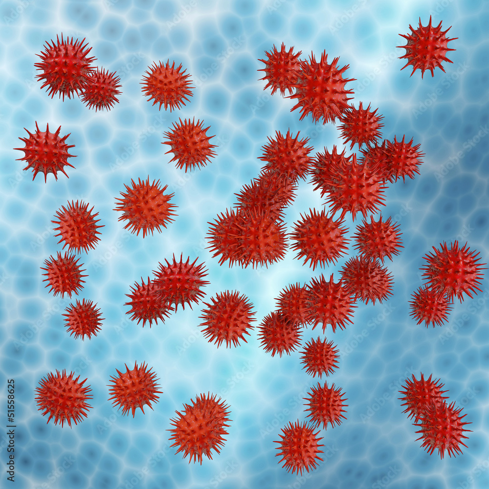 Pollen - 3D render Pollen - 3D render