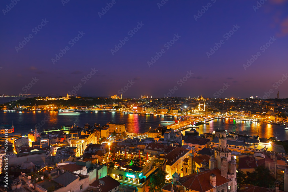 Naklejka premium Istanbul sunset