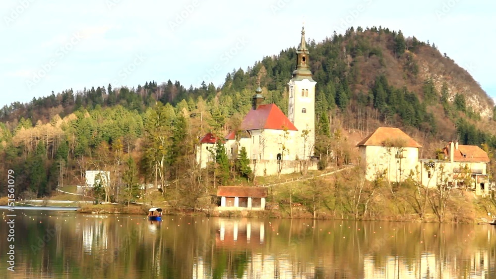 Lake Bled with island. Slovenia, Europe. Lake Bled with island. Slovenia, Europe.