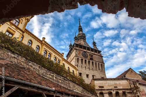 Tableau sur toile Sighisoara Medieval City, Romania