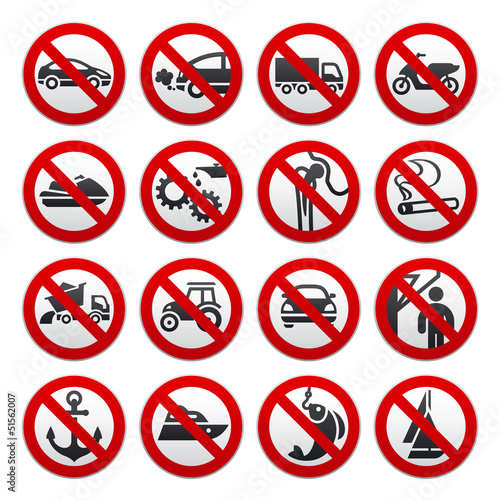 Free Download Prohibited symbols - GFXLoad
