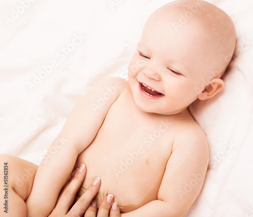 baby in bed
