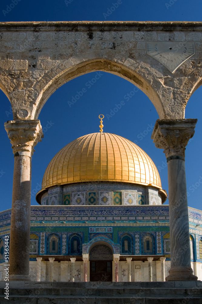 Fototapeta premium Dome of the Rock in Jerusalem, Israel