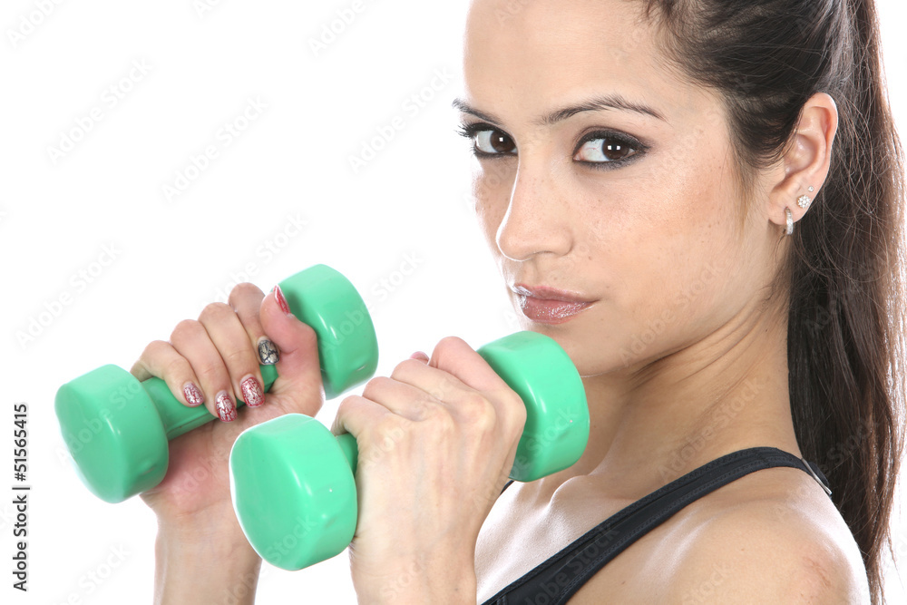 Model Released. Woman Exercising Model Released. Woman Exercising