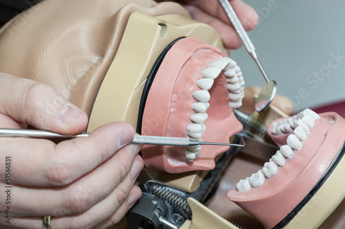 Dentist at work photo