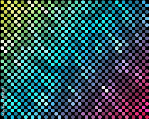 Abstract mosaic neon background_3