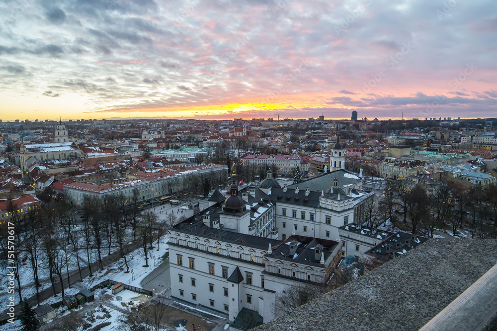 Vilnius city. The view from Upper Castle.