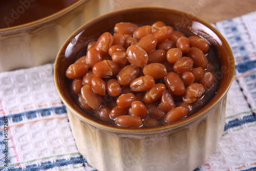 baked beans with maple syrup photo