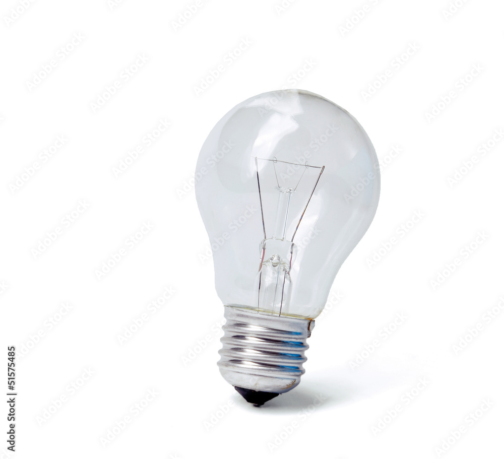 Light bulb isolated on a white background Light bulb isolated on a white background